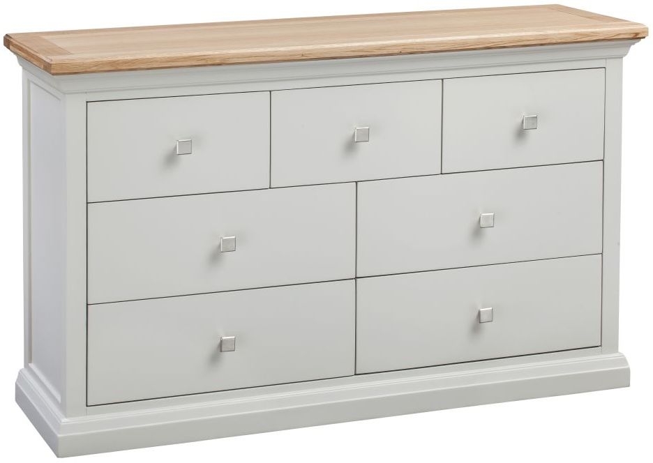 Homestyle Gb Cotswold Oak And Painted 43 Drawer Chest