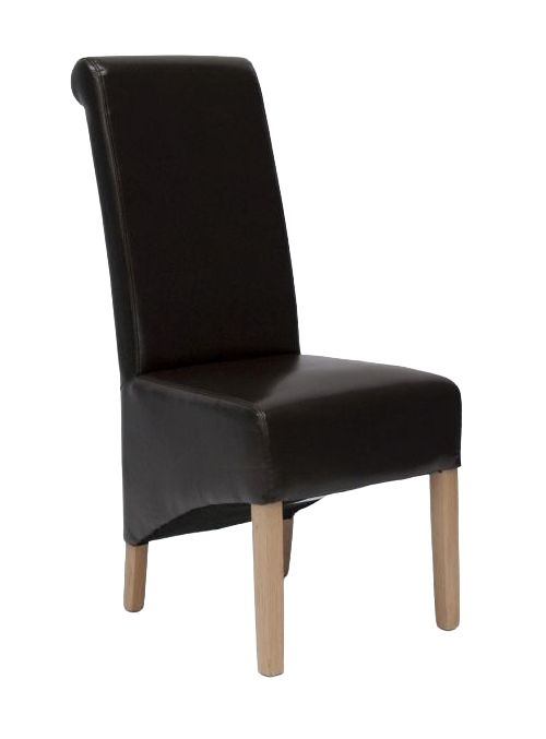 Homestyle Gb Richmond Brown Bonded Leather Dining Chair Sold In Pairs