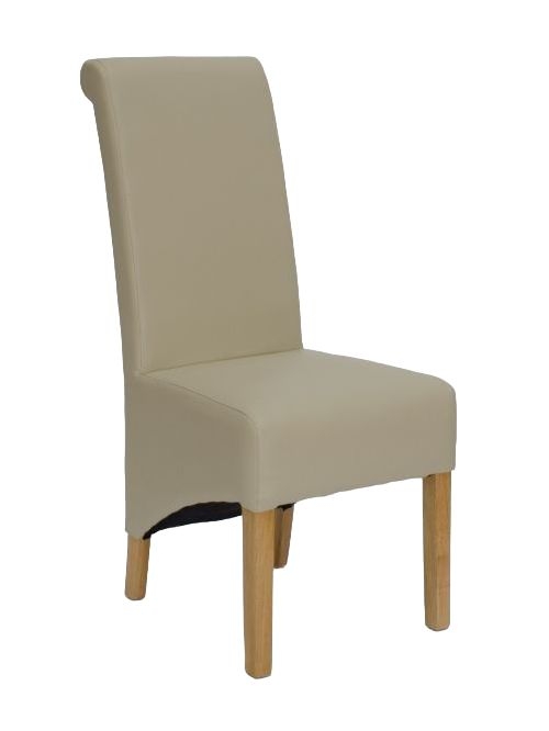 Homestyle Gb Richmond Matt Bone Bonded Leather Dining Chair Sold In Pairs