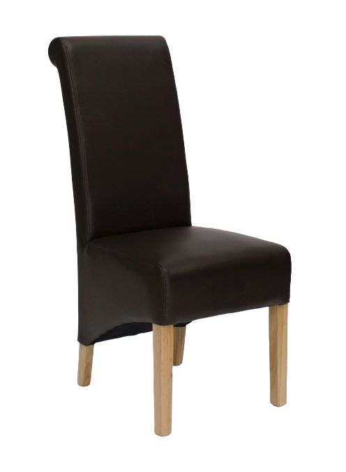 Homestyle Gb Richmond Matt Coco Bonded Leather Dining Chair Sold In Pairs