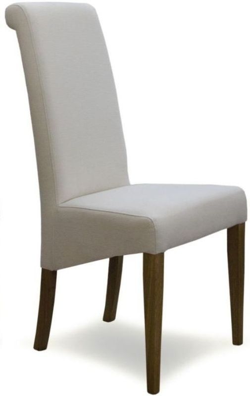 Homestyle Gb Italia Ivory Fabric Dining Chair Sold In Pairs