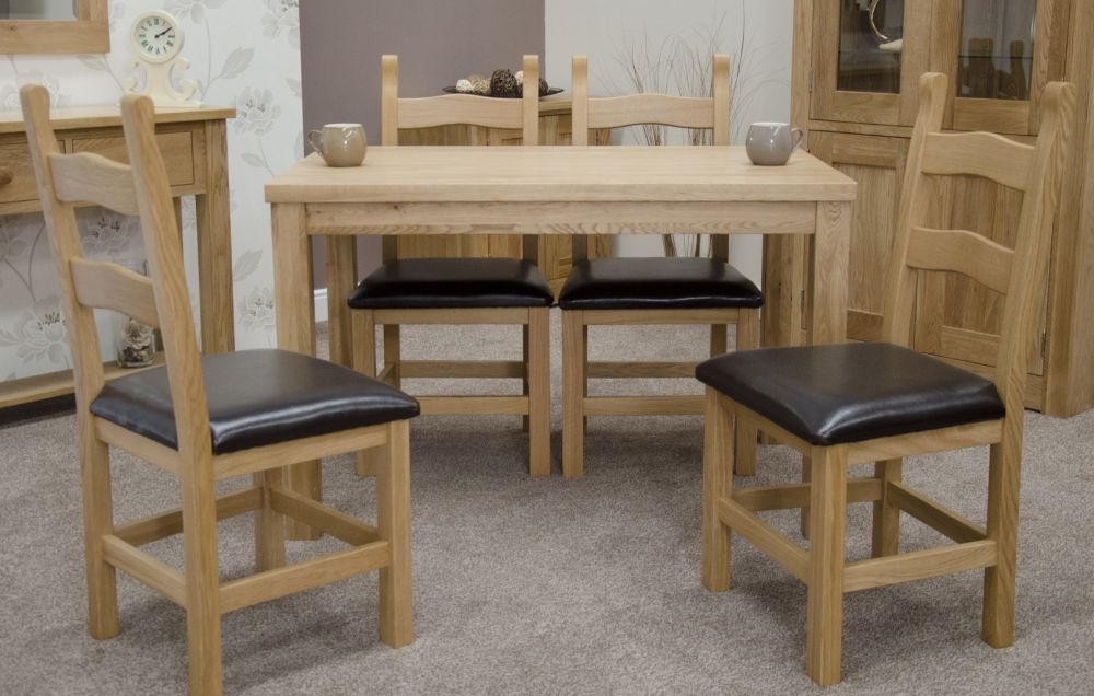 Homestyle Gb Elegance Oak Rectangular Dining Table