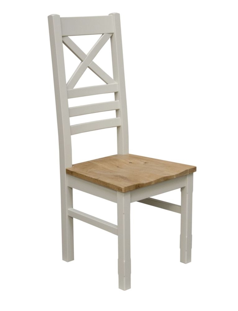 Homestyle Gb Painted Deluxe Cross Back Dining Chair Sold In Pairs