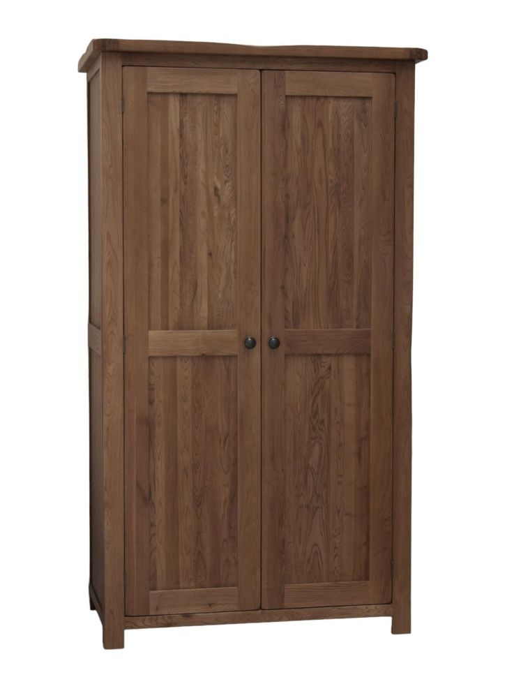 Homestyle Gb Rustic Oak 2 Door Wardrobe