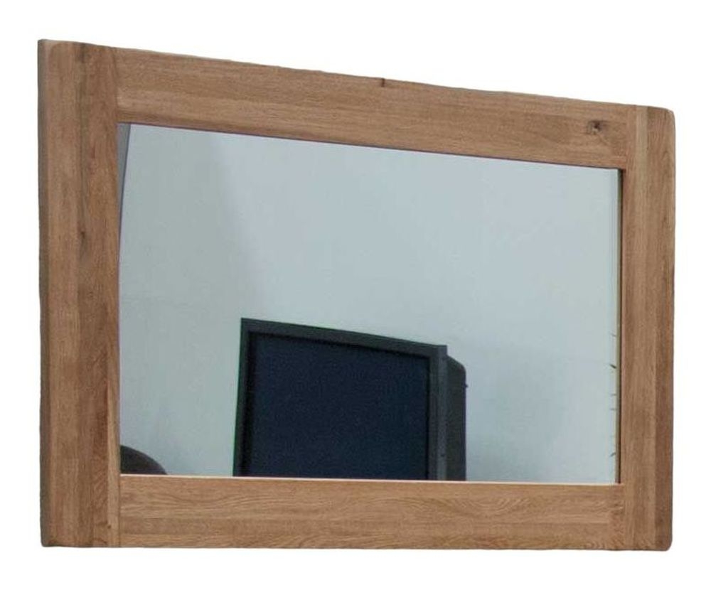Homestyle Gb Rustic Oak Rectangular Wall Mirror 60cm X 90cm