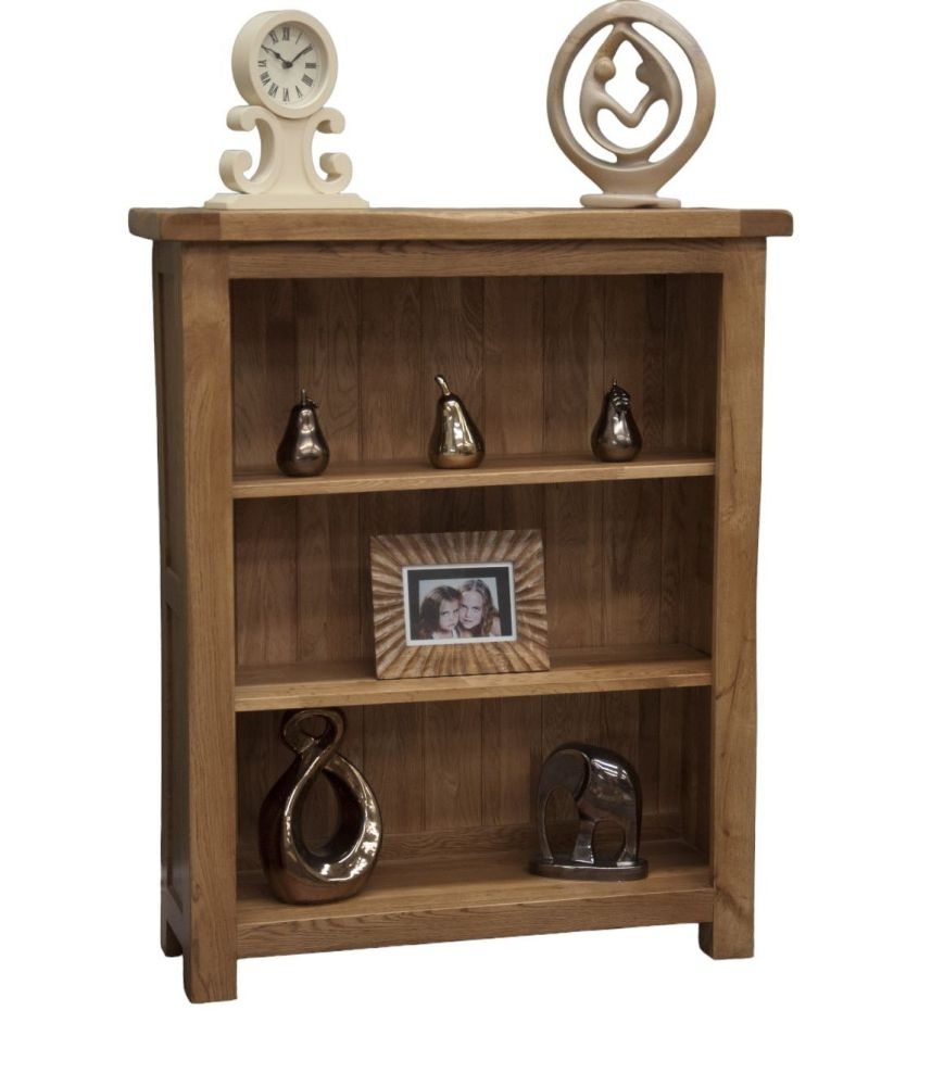 Homestyle Gb Rustic Oak Small Bookcase