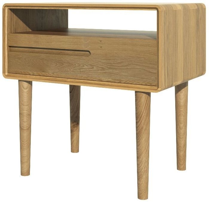 Homestyle Gb Scandic Oak Lamp Table