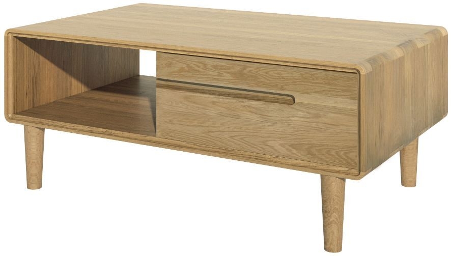 Homestyle Gb Scandic Oak Storage Coffee Table