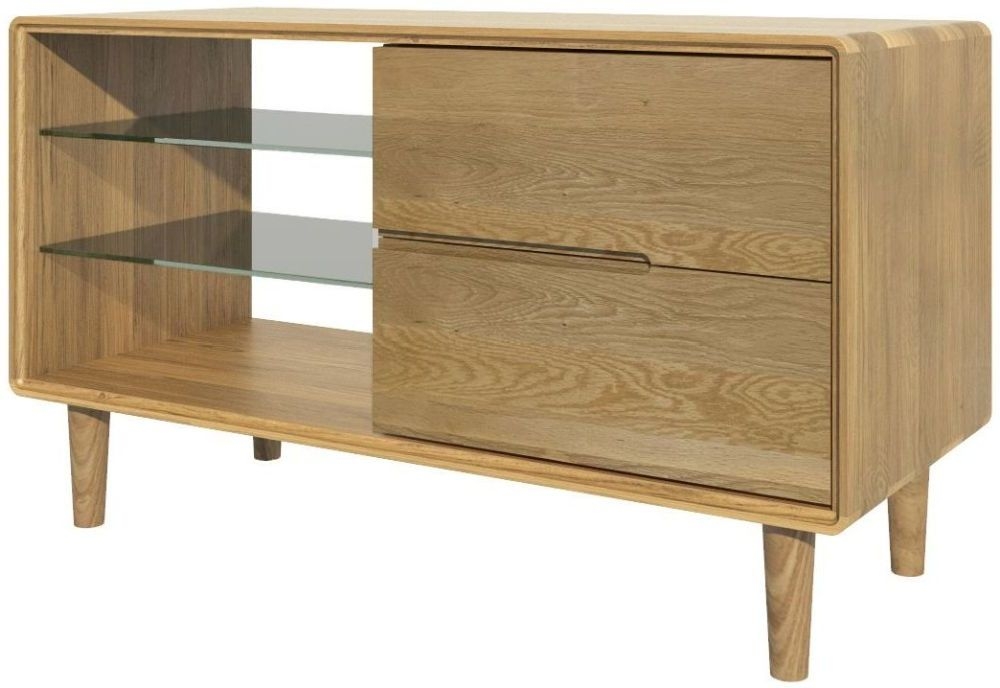 Homestyle Gb Scandic Oak Small Tv Unit