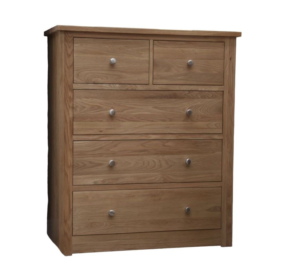 Homestyle Gb Torino Oak 32 Drawer Wide Chest