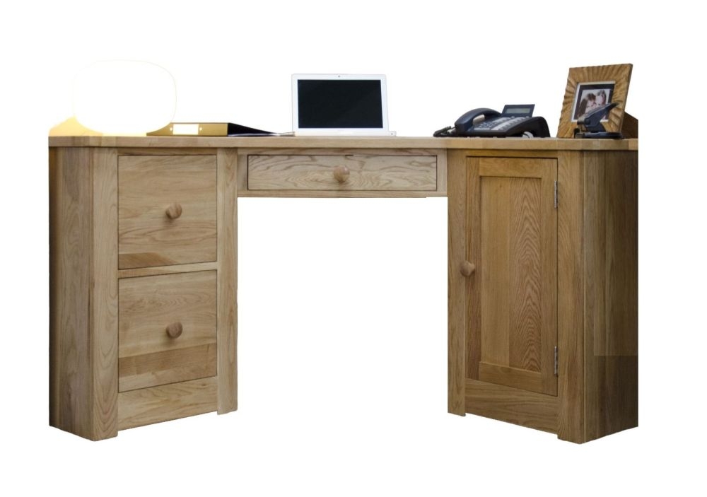 Homestyle Gb Torino Oak Corner Computer Desk