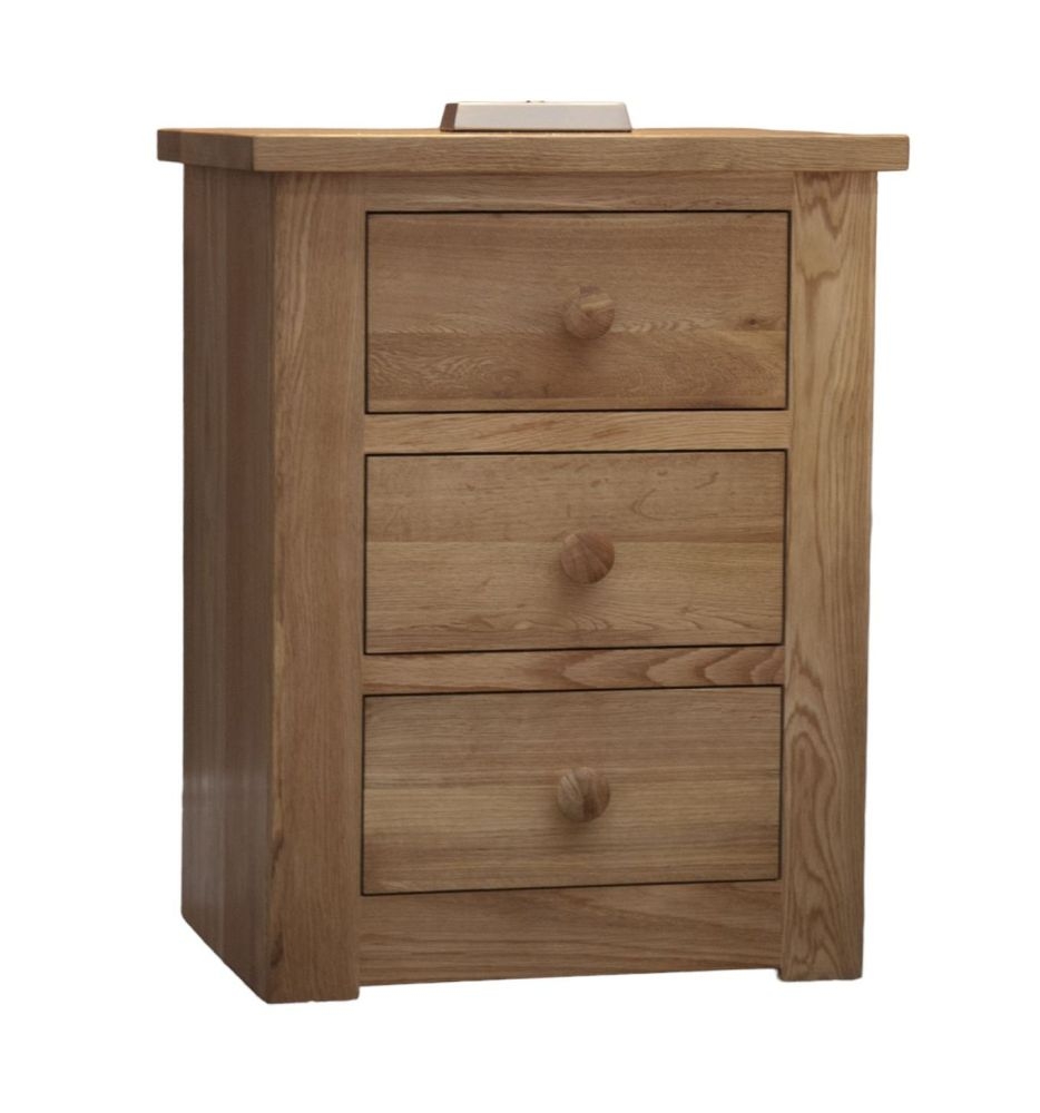 Homestyle Gb Torino Oak Large Bedside Cabinet