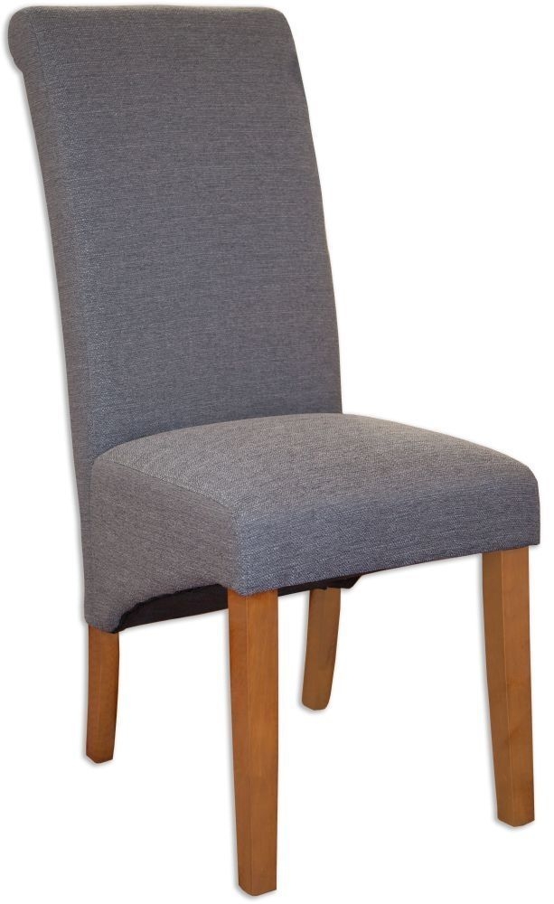 Melbourne Grey Fabric Dining Chair Sold In Pairs
