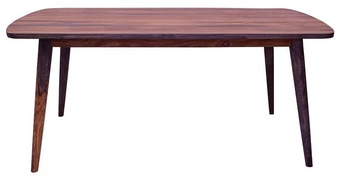 Goa Sheesham Wood Dining Table 175cm Rectangular Top Seats 6 To 8 Diners