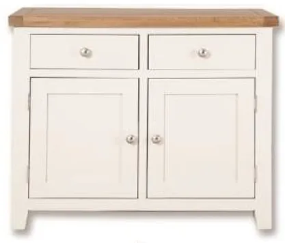 Melbourne Italian Sideboard Oak And White Painted