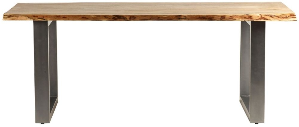 Indian Hub Baltic Live Edge Large Dining Table