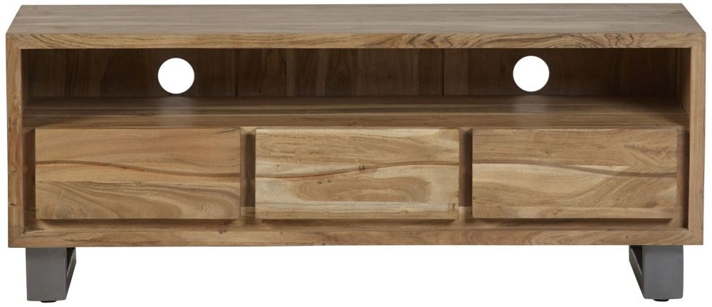 Indian Hub Baltic Live Edge Media Unit