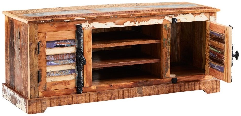 Indian Hub Coastal Reclaimed Wood Media Unit