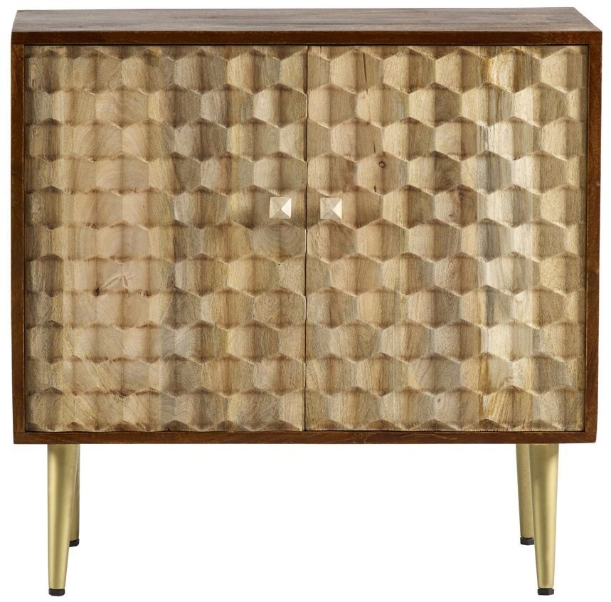 Indian Hub Mango Edison Two Tone Medium Sideboard