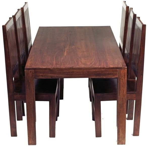 Indian Hub Toko Mango Large Dining Table And 6 Chairs