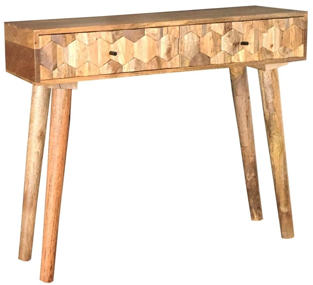 Jaipur Hexagonal Mango Wood Console Table