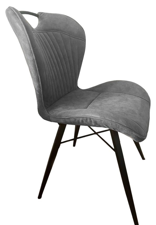 Mala Grey Fbaric Dining Chair Sold In Pairs