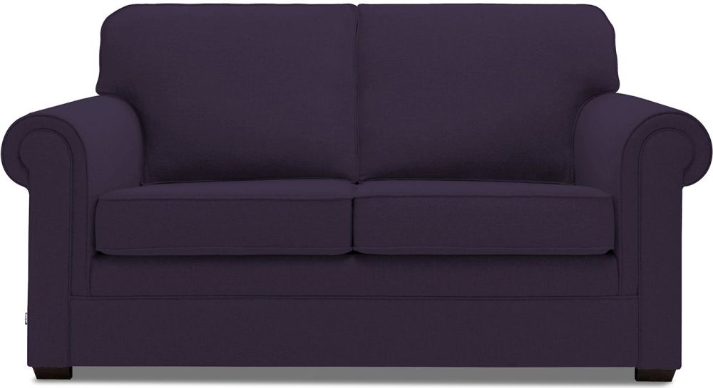 Jaybe Classic Pocket Sprung Sofa Bed Aubergine Fabric
