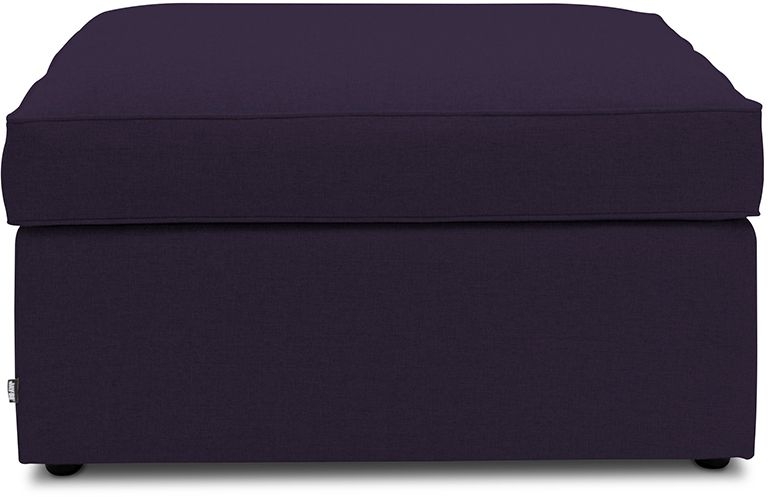 Jaybe Footstool Airflow Fibre Mattress Bed Aubergine Fabric