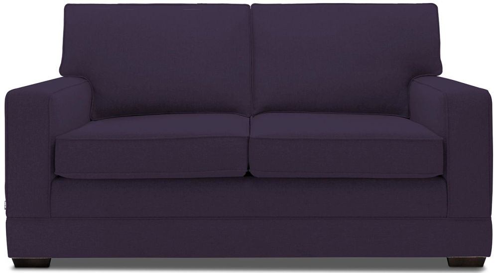 Jaybe Modern Pocket Sprung Sofa Bed Aubergine Fabric