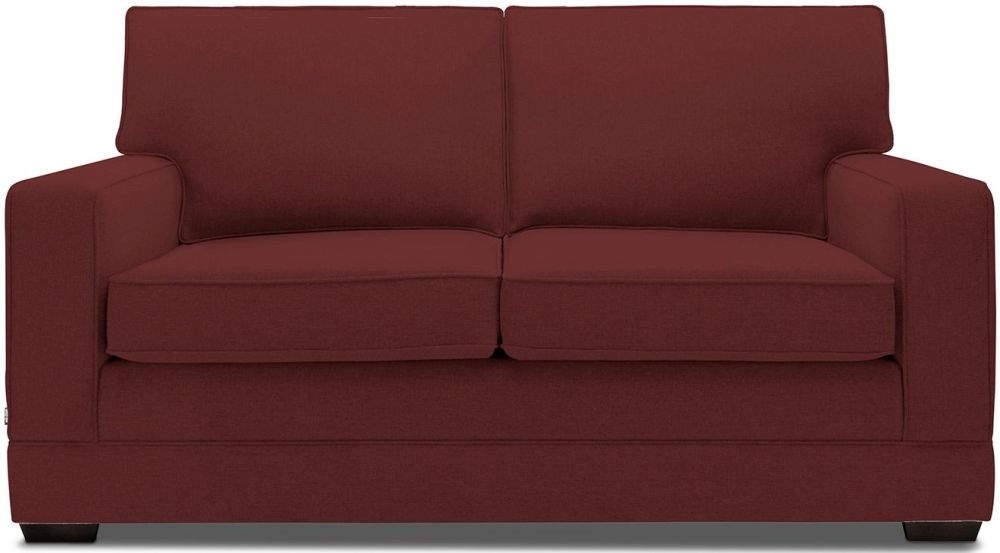 Jaybe Modern Pocket Sprung Sofa Bed Berry Fabric