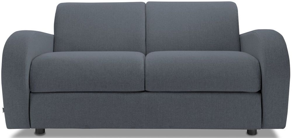 Jaybe Retro Deep Sprung Mattress 2 Seater Sofa Bed Denim Fabric
