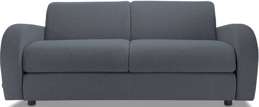 Jaybe Retro Deep Sprung Mattress 3 Seater Sofa Bed Denim Fabric