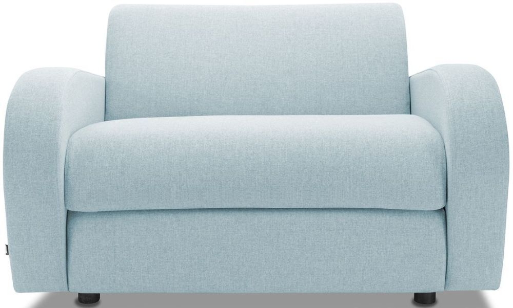Jaybe Retro Deep Sprung Mattress Chair Sofa Bed Duck Egg Fabric