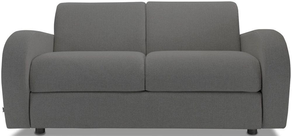 Jaybe Retro Deep Sprung Mattress 2 Seater Sofa Bed Slate Fabric
