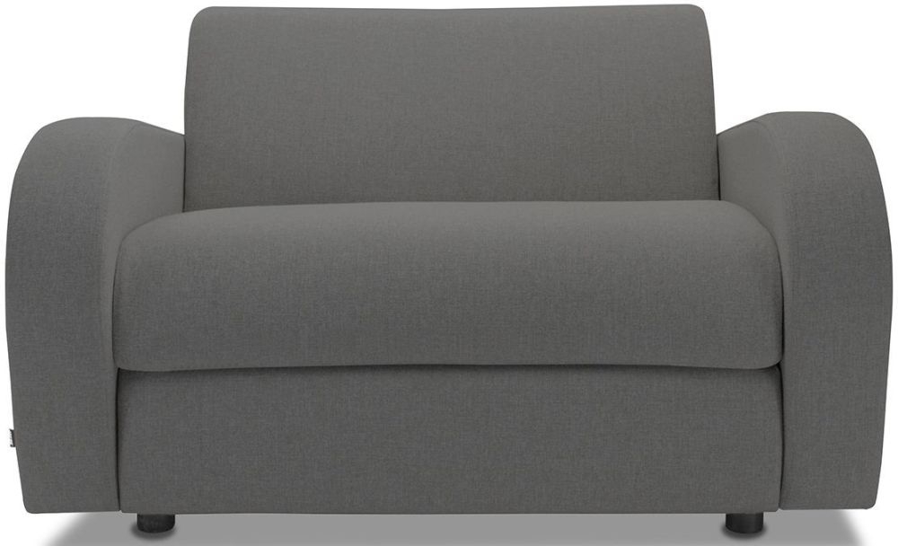 Jaybe Retro Deep Sprung Mattress Chair Sofa Bed Slate Fabric