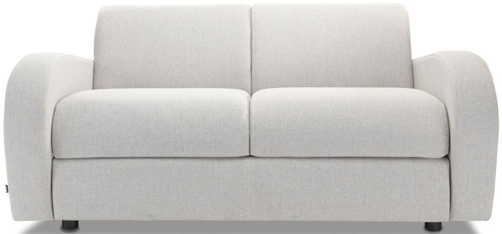 Jaybe Retro Deep Sprung Mattress 2 Seater Sofa Bed Stone Fabric
