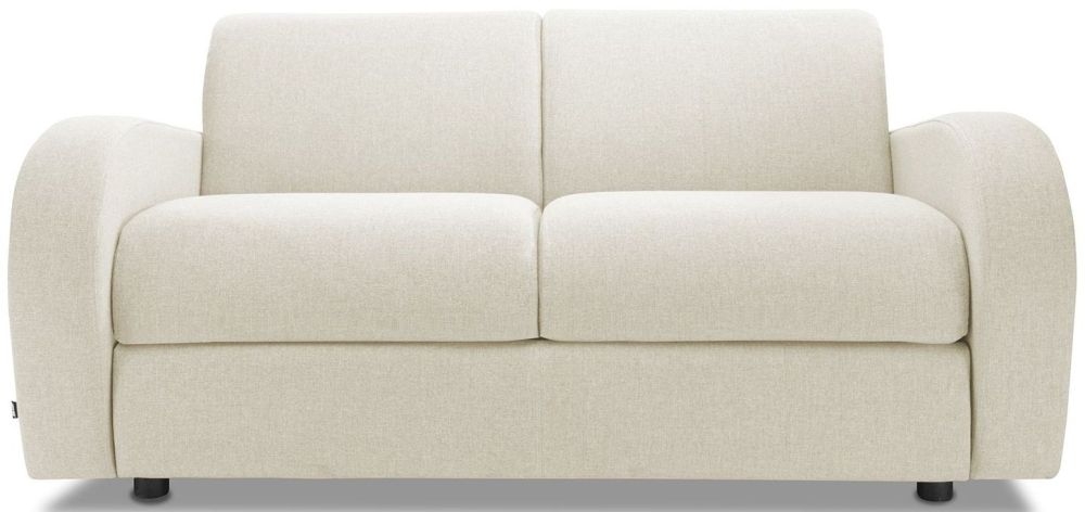 Jaybe Retro Luxury Reflex Foam 2 Seater Sofa Cream Fabric