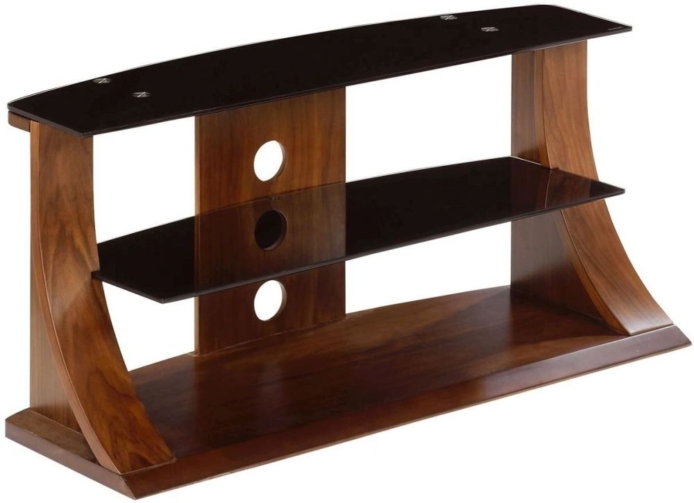 Jual Curve Walnut Tv Stand Jf201 1100