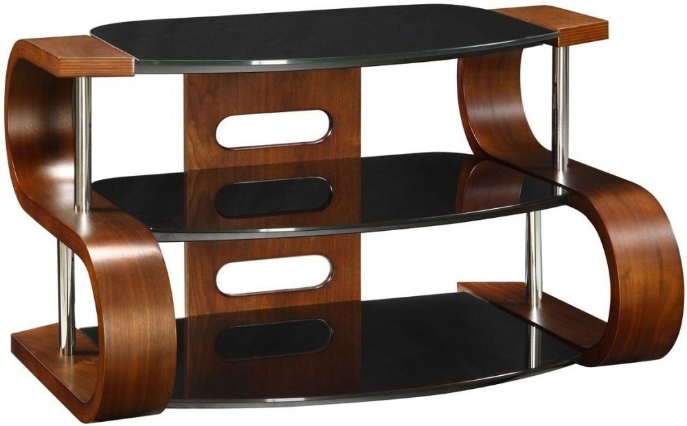 Jual Curve Walnut Tv Stand Jf203 1100