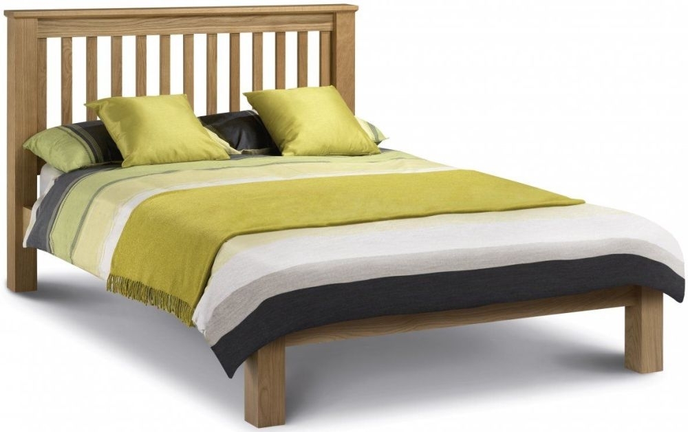 Amsterdam Oak Bed Low Foot End Comes In Double King And Queen Size