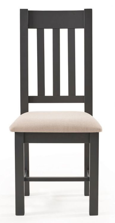 Julian Bowen Bordeaux Dark Grey Dining Chair Sold In Pairs