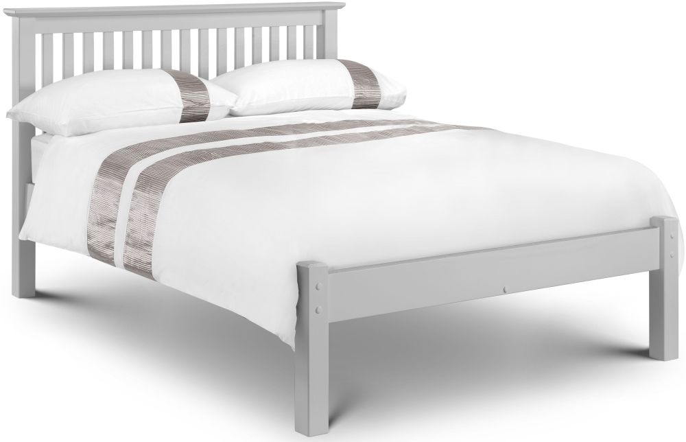 Barcelona Dove Grey Pine Bed Comes In Single And Double Size