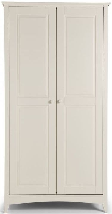 Julian Bowen Cameo White 2 Door Wardrobe