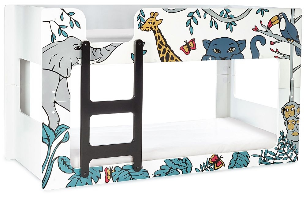 Julian Bowen Safari White Bunk Bed