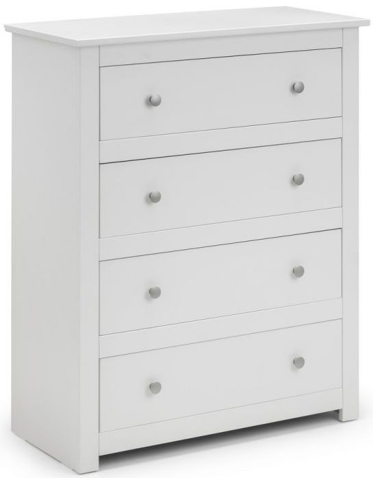 Julian Bowen Radley Surf White 4 Drawer Chest Clearance Fss14388