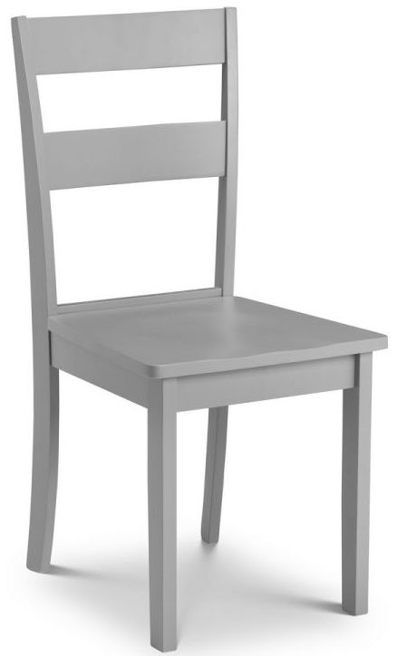 Julian Bowen Kobe Lunar Grey Dining Chair Pair Sold In Pairs Clearance Fss14503