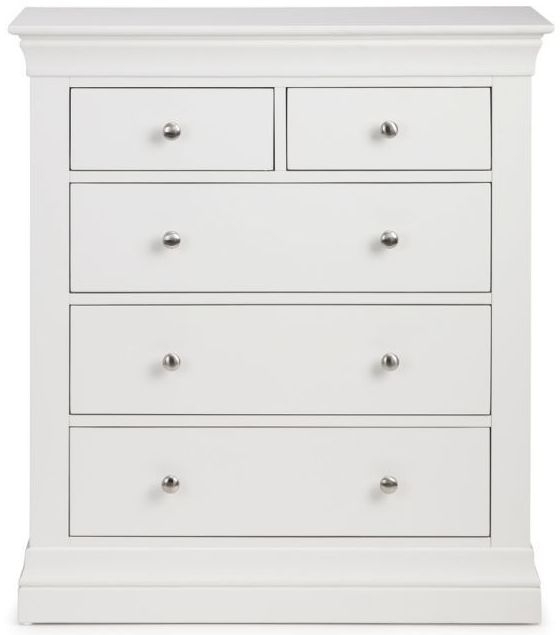 Julian Bowen Clermont White 32 Drawer Chest