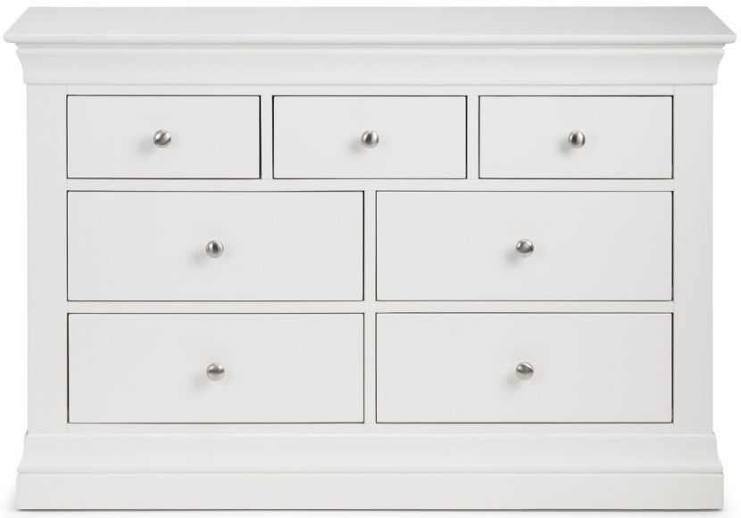 Julian Bowen Clermont White 43 Drawer Chest