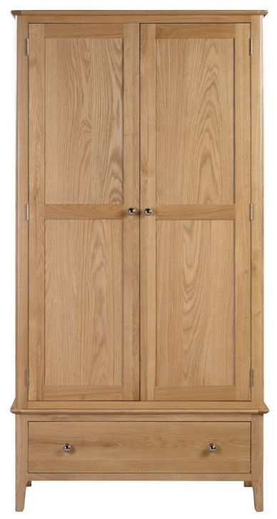 Julian Bowen Costswold Oak Wardrobe