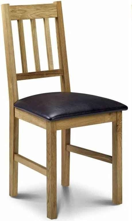 Julian Bowen Coxmoor Oak Dining Chair Sold In Pairs